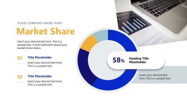 Editable Market Share Slide – Investor Report PPT Template