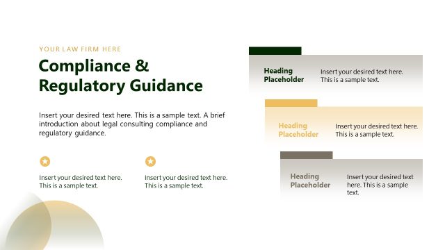 Compliance & Regulatory Guidance – Legal Consulting Template