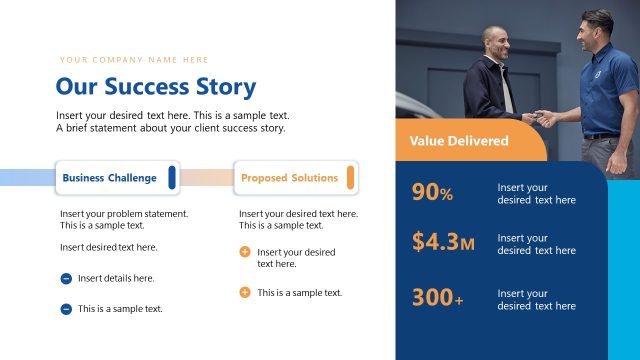 Our Success Story Slide – RFP Proposal Template