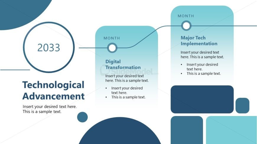 Company Timeline Template for Presentation