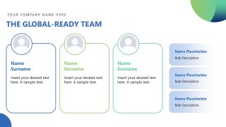 Global Expansion Plan Slide with Multiple Segments 