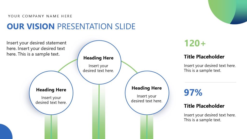Our Vision Presentation with Circular Shapes - SlideModel