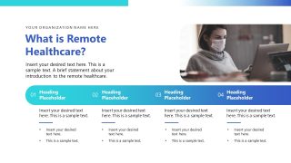 Remote Healthcare Solutions Template for Presentation 