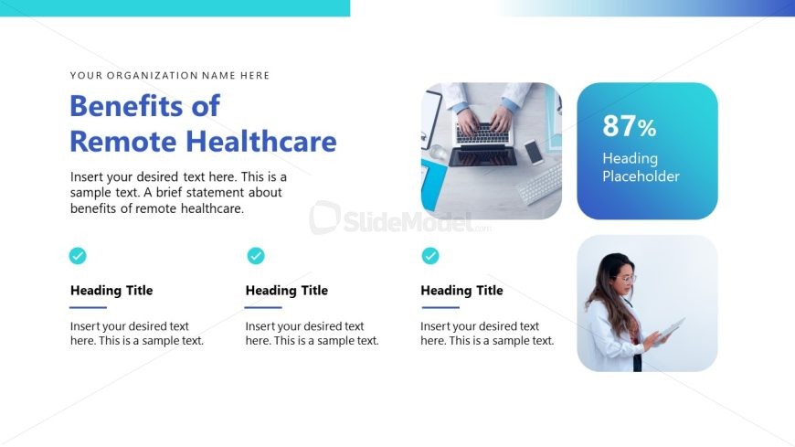 Remote Healthcare Solutions Template Slide