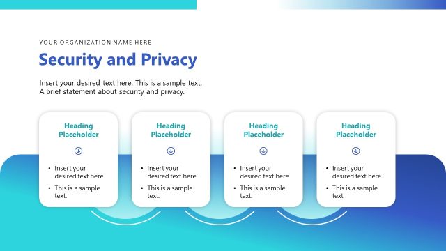 Security & Privacy Slide – Remote Healthcare Solutions Template