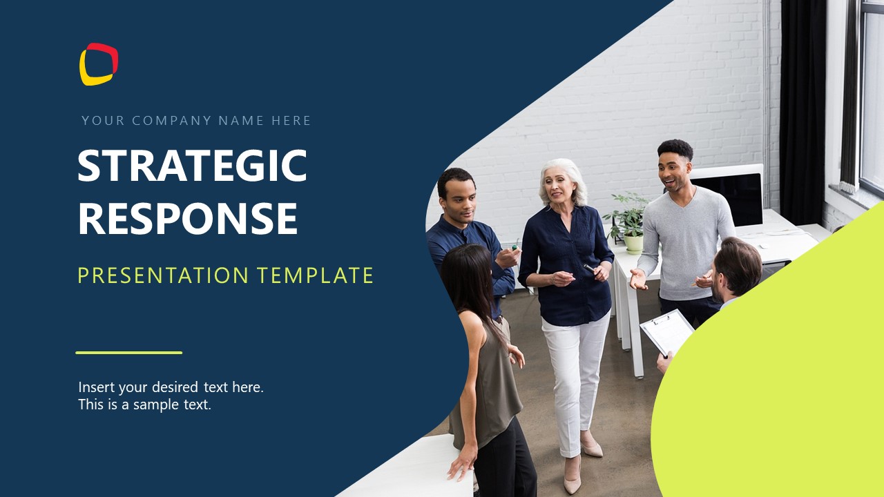 Title Slide Strategic Response PPT Template
