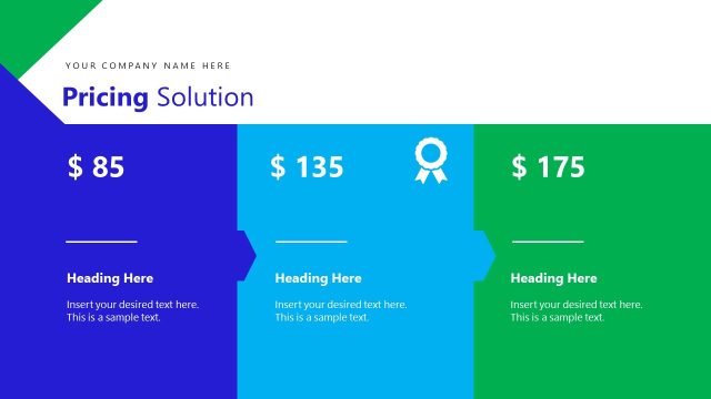 Pricing Solutions – Business Pitch Deck PPT Template