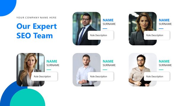 Our Expert SEO Team Slide – Executive SEO Proposal Template