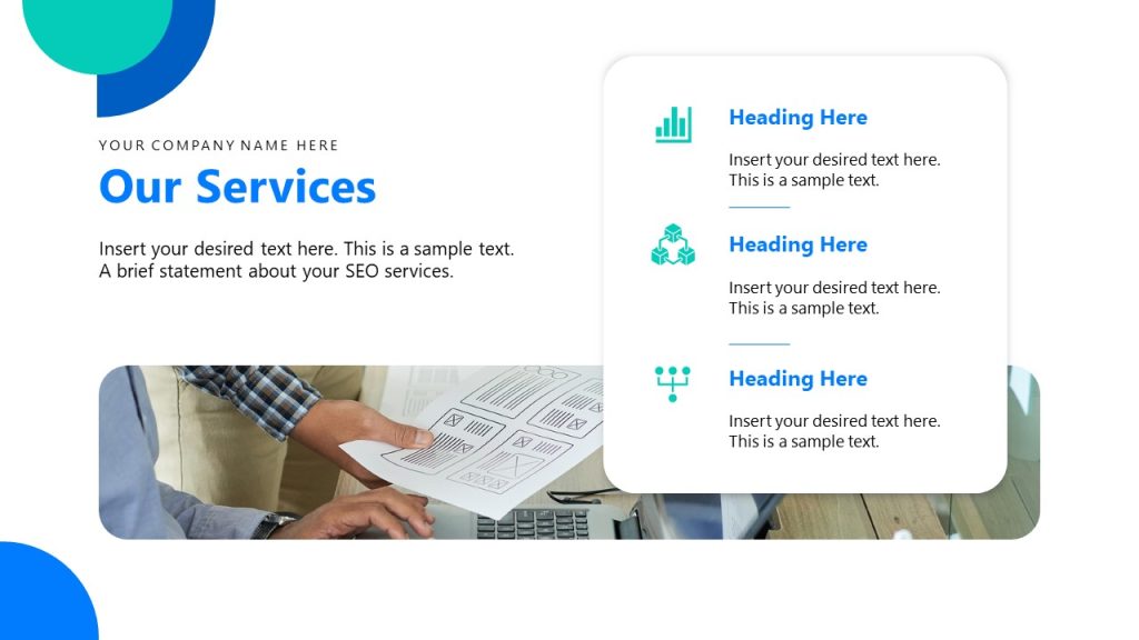 Editable Our Services Slide for Business Proposal Presentation - SlideModel