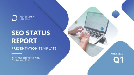 SEO Status Report PowerPoint Template