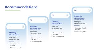 SEO Audit PPT Slide for Recommendations 