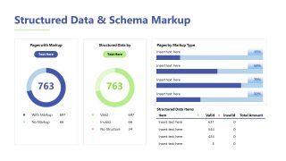 Donut Charts Slide - SEO Audit Template Layout 