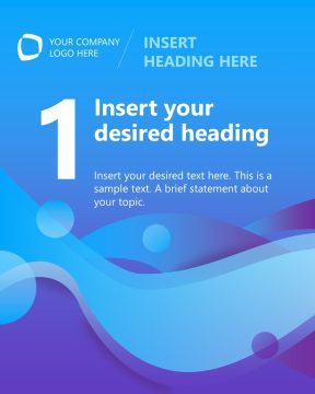 Editable 5-Slide LinkedIn Carousel Template