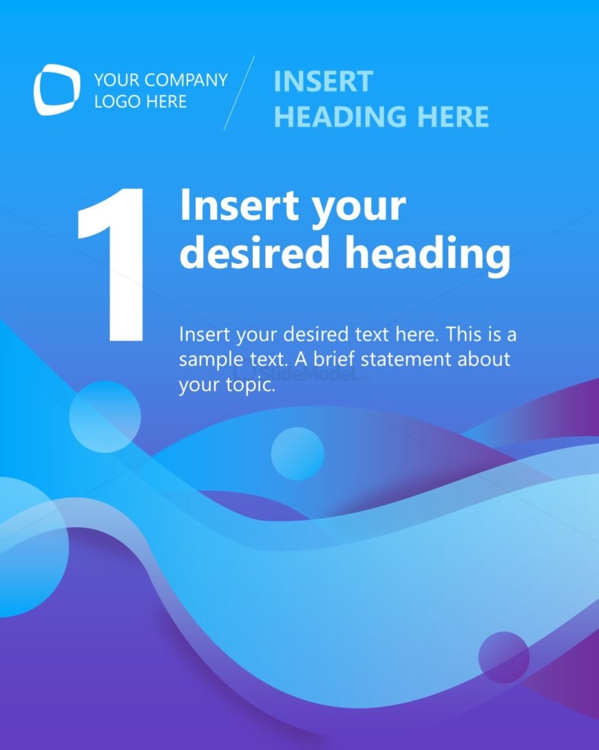 5-Slide LinkedIn Carousel Presentation Slide Template