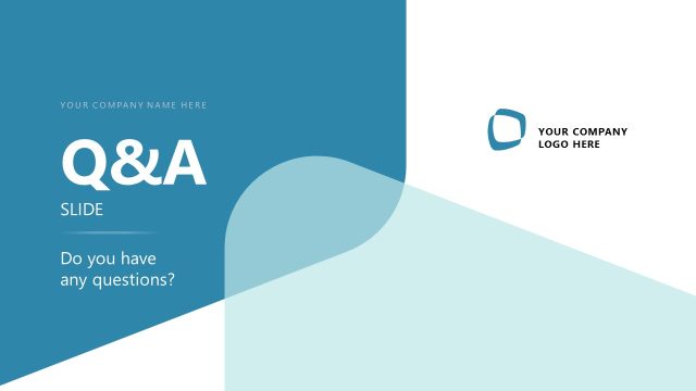 Q&A Slide – Effective Employee Training Template for PowerPoint