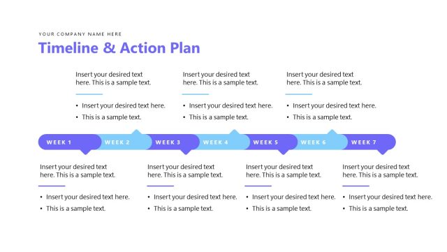 Timeline & Action Plan for Event Planning Template - SlideModel