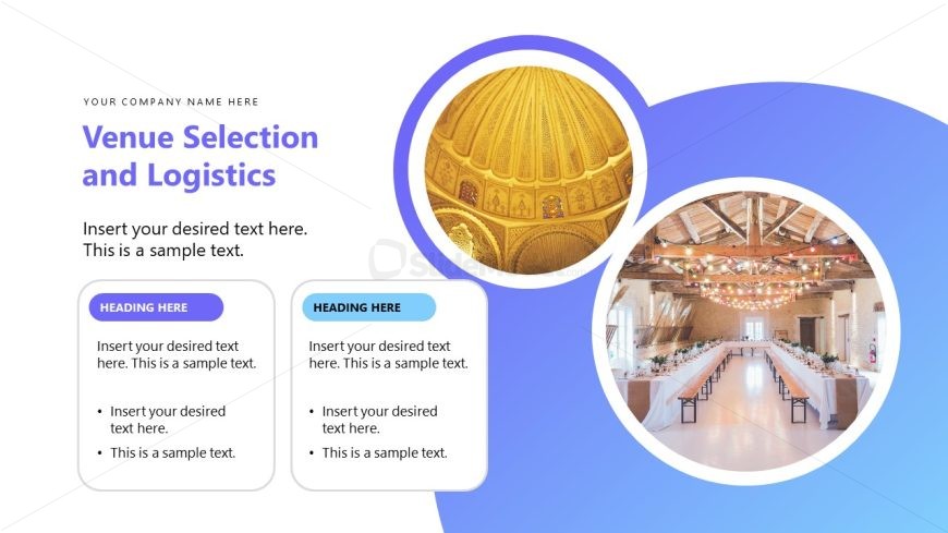 Event Planning Template PPT Layout