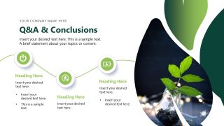 Environment Energy Template Slide for Q/A 