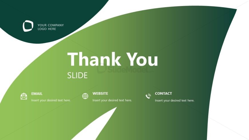 Thank You Environment Energy Template Slide