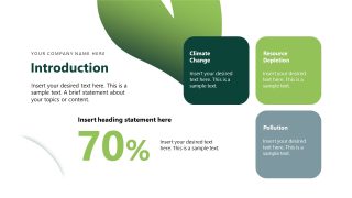 Customizable Environment Energy PPT Template