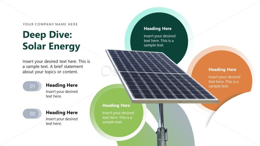 Environment Energy Template Layout
