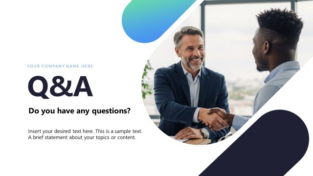 Q&A Slide with Relevant Image – Investment Portfolio & Strategy Slide