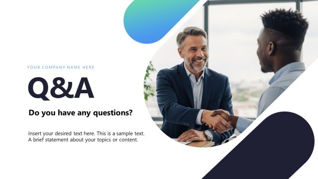 Q&A Slide with Relevant Image - Investment Portfolio & Strategy Slide ...