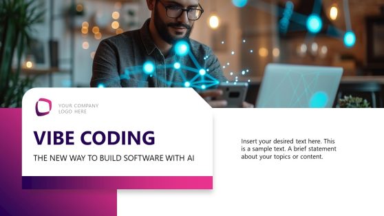 Slide with Branding Elements & Title Discussion - Vibe Coding Template