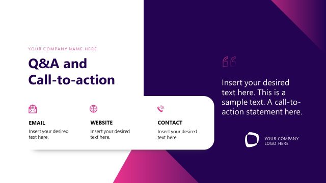 Q&A & CTA Slide – Vibe Coding Template