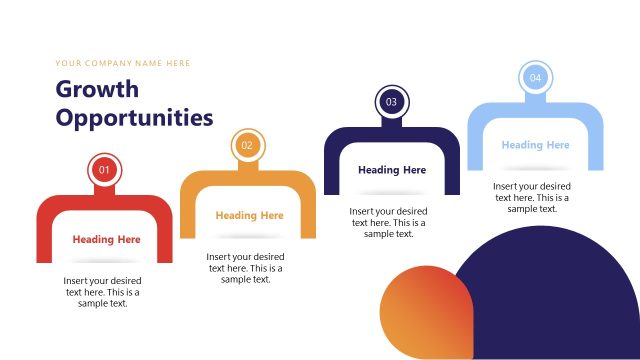 Growth Opportunities PPT Slide – Oil & Gas Industry Template