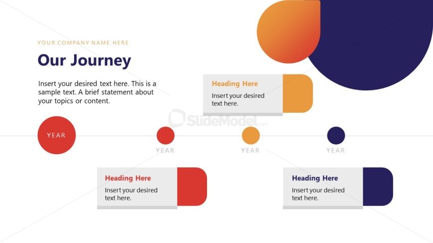 Timeline Diagram  Slide - Oil & Gas Industry