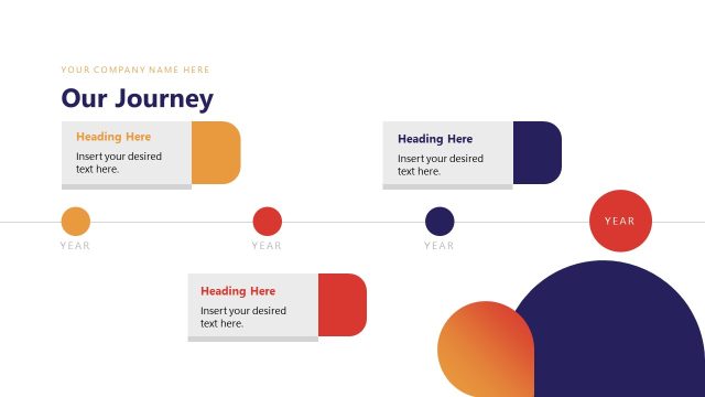Journey Events Presentation Slide – Oil & Gas Industry Template
