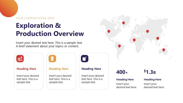 Exploration & Production Overview Infographics Slide