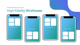 Creative UX Design Case Study PPT Template 