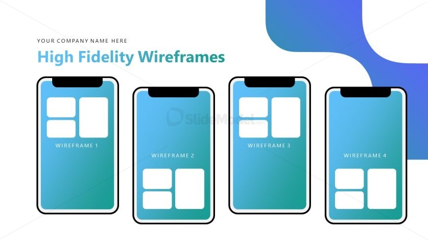 Creative UX Design Case Study PPT Template