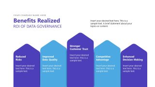 Multiple Pillars Diagram Slide for Benefits 