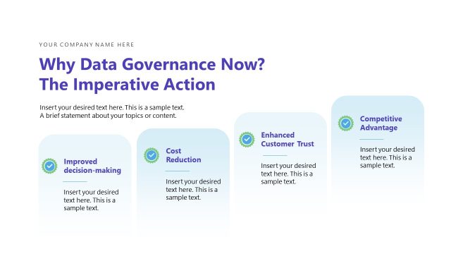 The Imperative Action Slide – Data Governance & Compliance Template