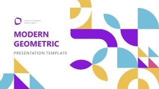 Editable Modern Geometric PPT Template