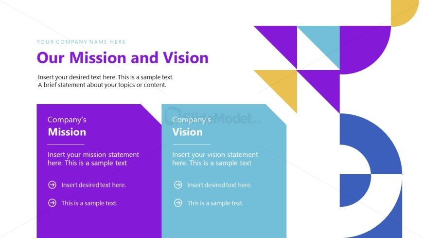 Modern Geometric Template for Presentation