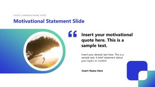 Slide with Double Quotations - Business Workshop PPT Template 