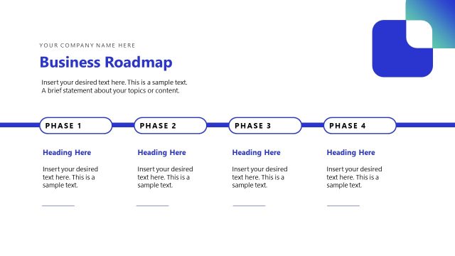 Business Roadmap Presentation Slide