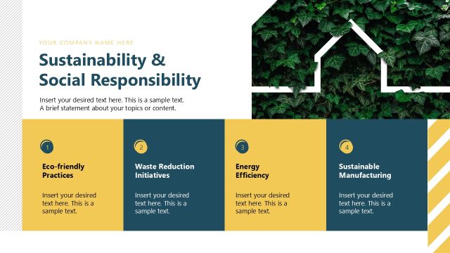 Sustainability & Social Responsibility Presentation Slide