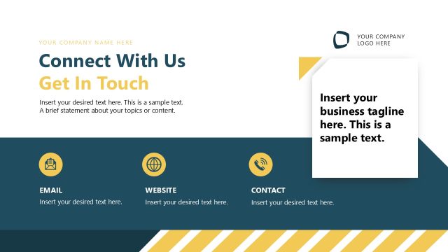 Manufacturing Company Introduction Slide for Contact Details