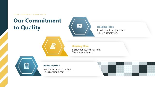 Our Commitment to Quality Infographics Slide