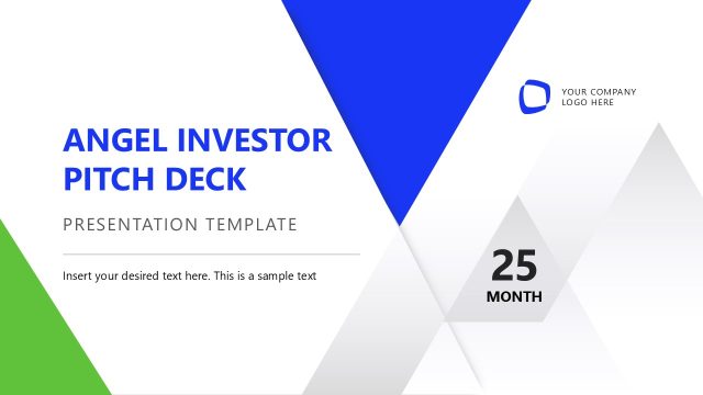 Angel Investor Pitch Deck PowerPoint Template