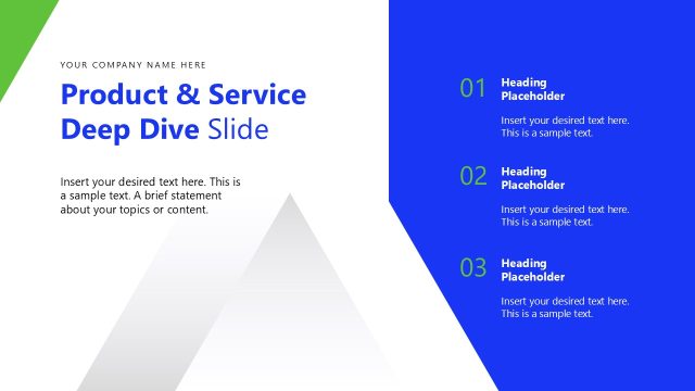 Product & Services Presentation for Angel Pitch Deck