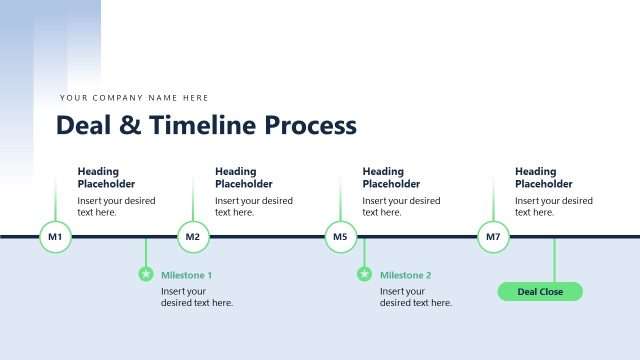 Deal & Timeline Process Visualization – Tombstone Template