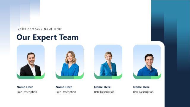Our Expert Team Presentation – Tombstone Presentation PPT Slide Template
