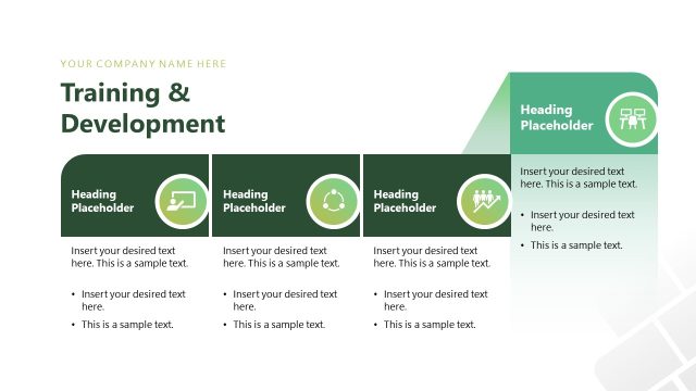 Customizable Training & Development Presentation – Sales Playbook Template