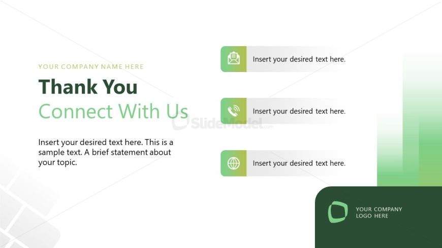 Sales Playbook Template for Thank You Presentation